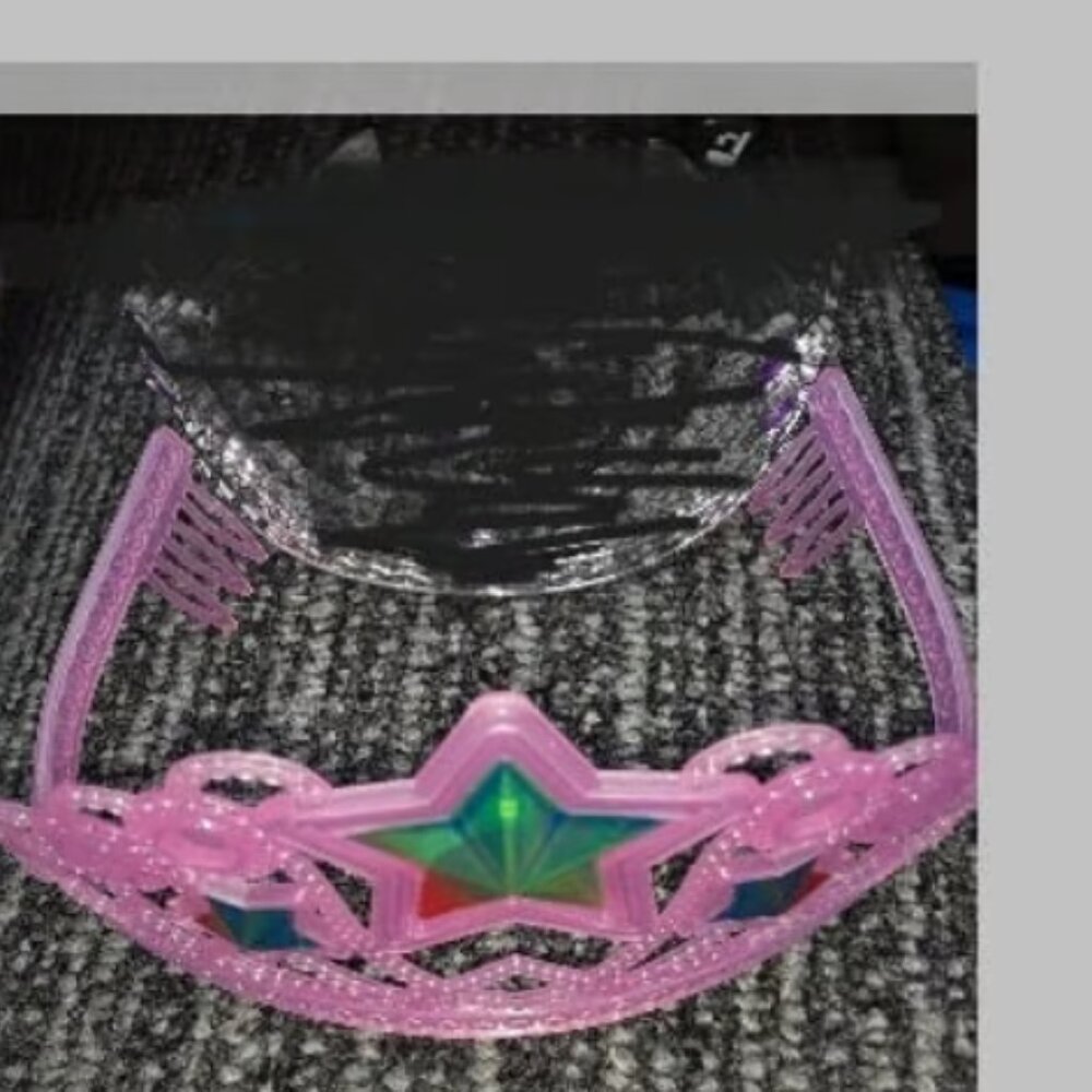 6 Princess crowns tiaras set girls play pretend fairy costume multicolored gems